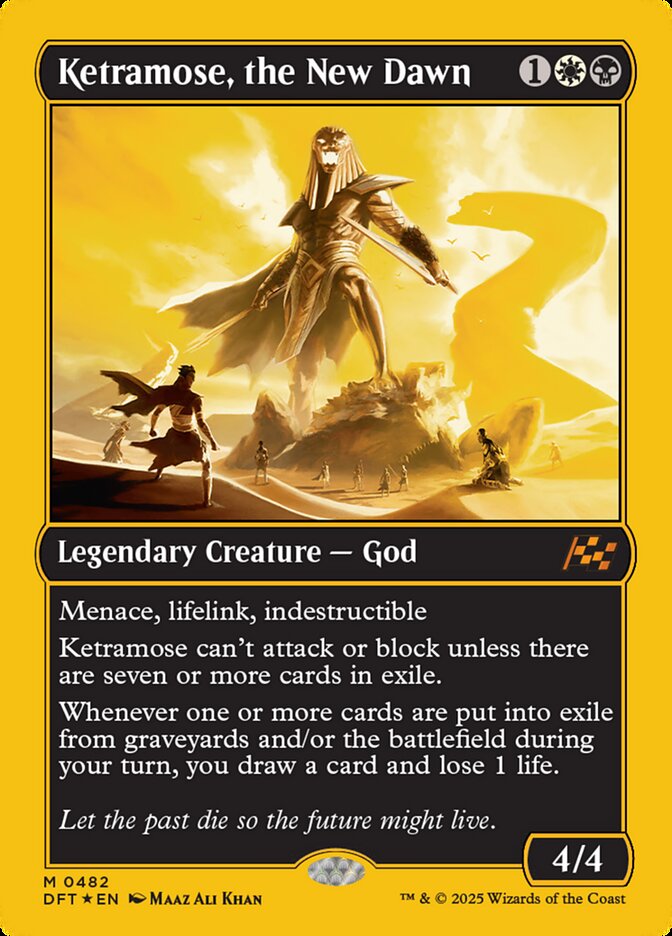 Ketramose, the New Dawn (Mythic Rare - First-place Foil)