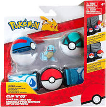 Pokemon Clip "N" Go Poke Ball Belt Set