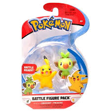Pokemon: Battle Figure Pack - Grookey + Pikachu