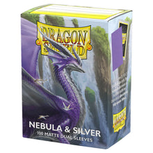 DRAGON SHIELD MATTE DUAL NEBULA & SILVER 100ct