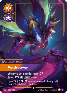 Kha'Zix -Voidreaver [Signature Overnumbered] UNL 236*/219 - Riftbound Unleashed