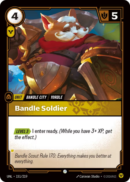 Bandle Soldier [Common] UNL 151/219 - Riftbound Unleashed