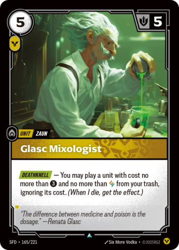 Glasc Mixologist [Uncommon] SFD 165/221 -  Riftbound Spiritforged