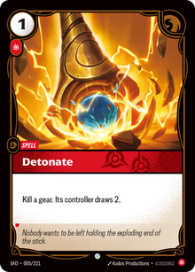 Detonate [Common] SFD 005/221 - Riftbound Spiritforged