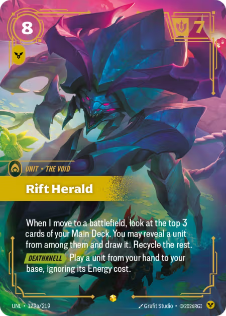 Rift Herald [Alternate Art] UNL 179a/219 - Riftbound Unleashed
