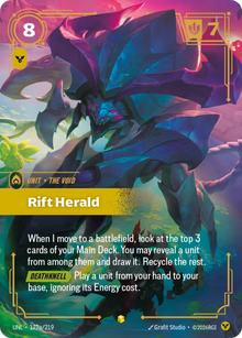 Rift Herald [Alternate Art] UNL 179a/219 - Riftbound Unleashed