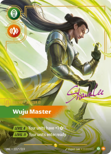 Master Yi - Wuju Master [Signature Overnumbered] UNL 231*/219 - Riftbound Unleashed
