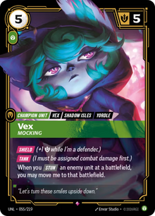 Vex, Mocking [Rare] UNL 055/219 - Riftbound Unleashed