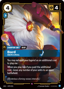 Bard - Mercurial [Rare] SFD 079/221 - Riftbound Spiritforged