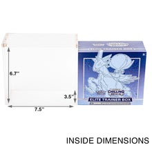 Elite Trainer Box Acrylic Display Case - Magnetic Cover