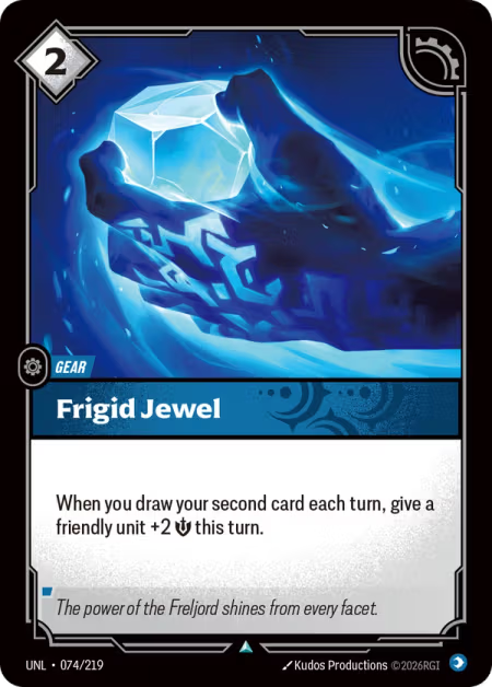 Frigid Jewel [Uncommon] UNL 074/219 - Riftbound Unleashed