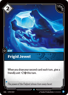 Frigid Jewel [Uncommon] UNL 074/219 - Riftbound Unleashed