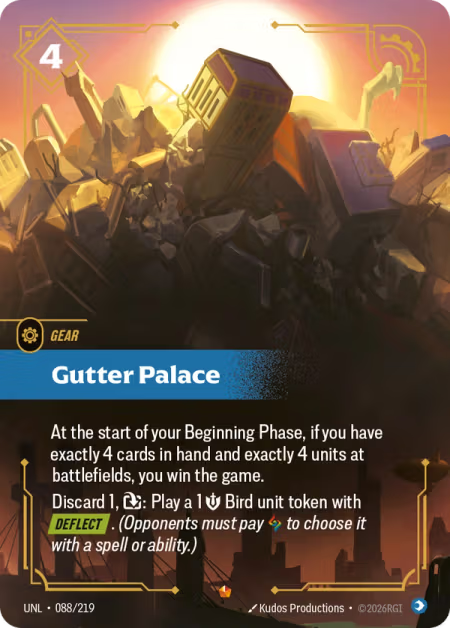 Gutter Palace [Epic] UNL 088/219 - Riftbound Unleashed