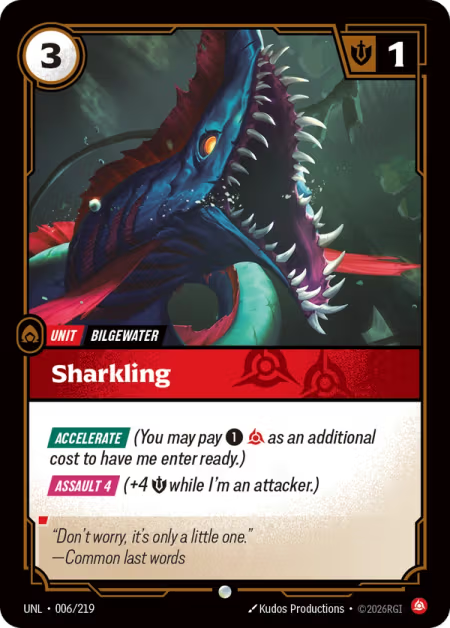 Sharkling [Common] UNL 006/219 - Riftbound Unleashed