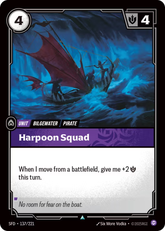 Harpoon Squad [Uncommon] SFD 137/221 -  Riftbound Spiritforged