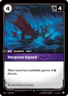 Harpoon Squad [Uncommon] SFD 137/221 -  Riftbound Spiritforged