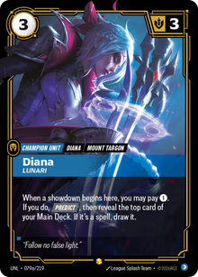Diana, Lunari [Alternate Art] UNL 079a/219 - Riftbound Unleashed