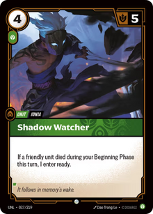Shadow Watcher [Common] UNL 037/219 - Riftbound Unleashed