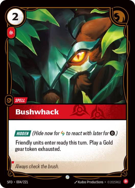 Bushwhack [Common] SFD 004/221 - Riftbound Spiritforged