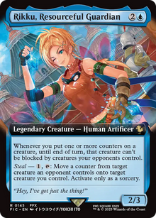 Rikku, Resourceful Guardian [FINAL FANTASY] Magic The Gathering [0145] Extended Art