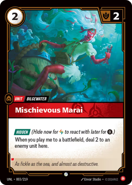 Mischievous Marai [Common] UNL 003/219 - Riftbound Unleashed