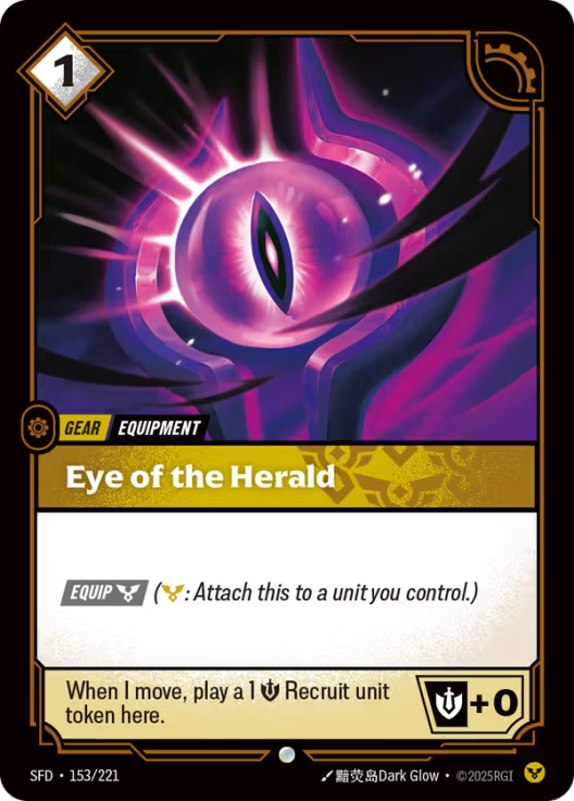 Eye of the Herald [Common] SFD 153/221 -  Riftbound Spiritforged
