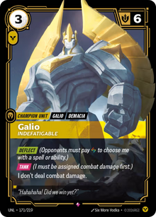 Galio, Indefatigable [Rare] UNL 171/219 - Riftbound Unleashed