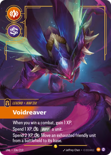 Kha'Zix -Voidreaver [Overnumbered] UNL 236/219 - Riftbound Unleashed
