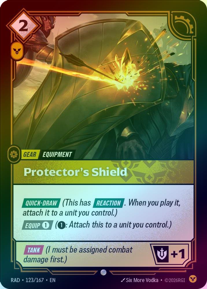 Protector's Shield [Foil] #123/167 - Radiance