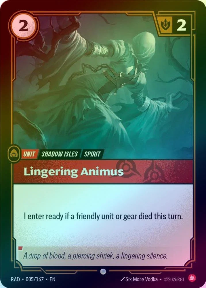 Lingering Animus [Foil] #005/167 - Radiance