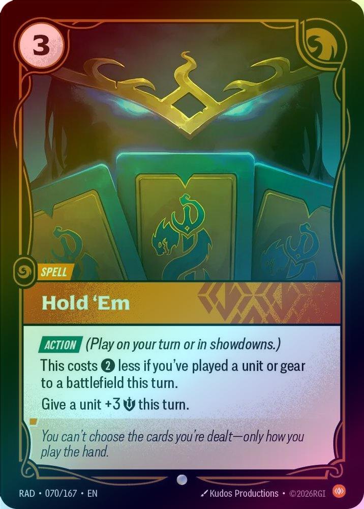 Hold 'Em [Foil] #070/167 - Radiance