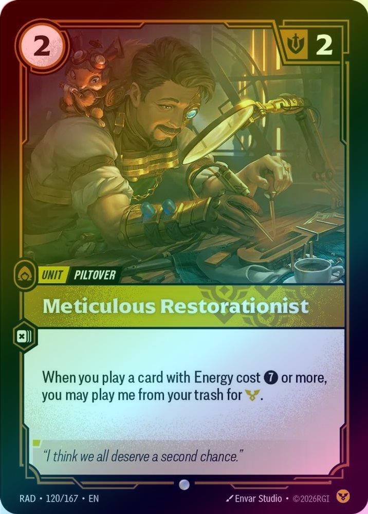 Meticulous Restorationist [Foil] #120/167 - Radiance