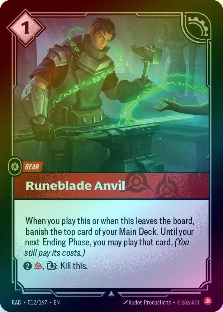 Runeblade Anvil [Foil] #012/167 - Radiance