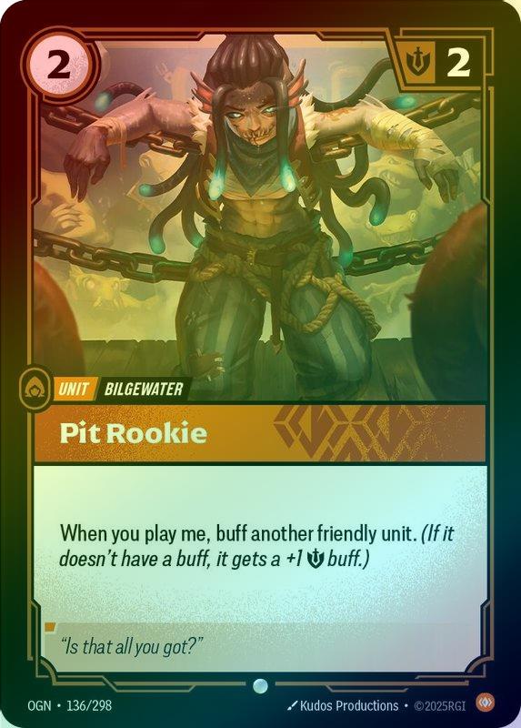 Pit Rookie [Foil] #136/298 - Origins