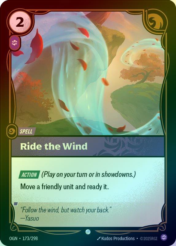 Ride The Wind [Foil] #173/298 - Origins