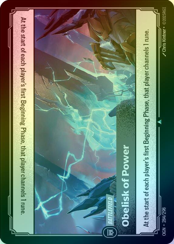 Obelisk of Power [Foil] #284/298 - Origins