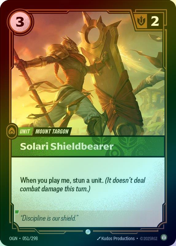 Solari Shieldbearer [Foil] #051/298 - Origins