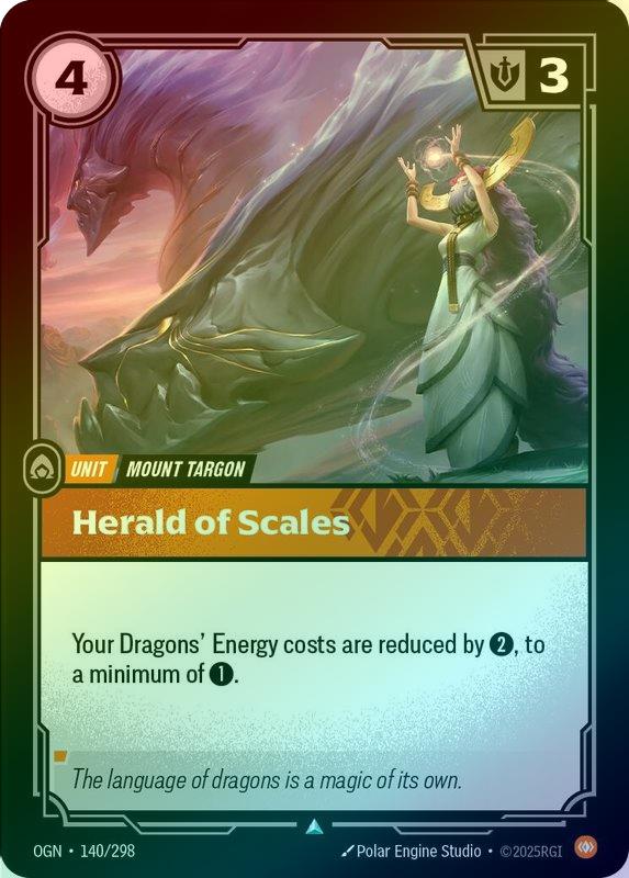 Herald of Scales [Foil] #140/298 - Origins