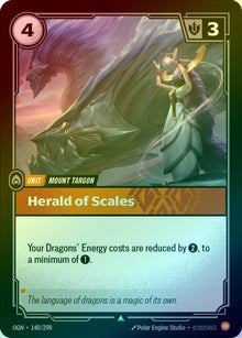 Herald of Scales [Foil] #140/298 - Origins