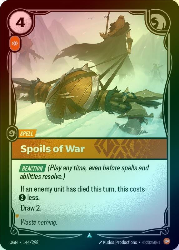 Spoils of War [Foil] #144/298 - Origins