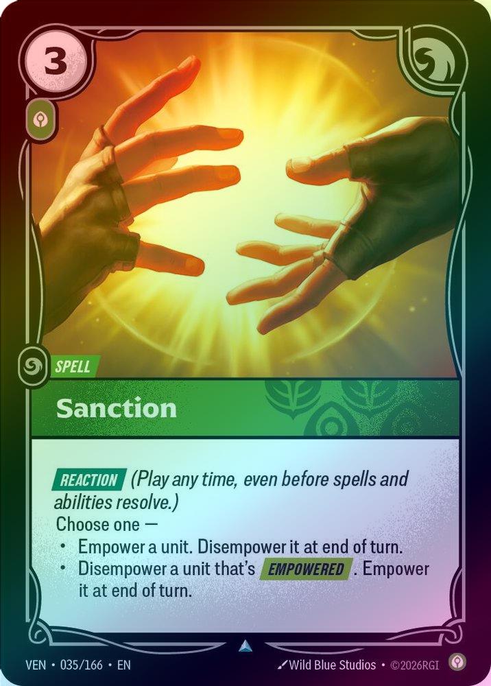 Sanction [Holo] #035/166 - Vendetta