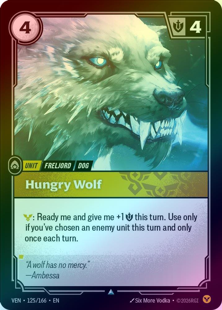 Hungry Wolf [Holo] #125/166 - Vendetta