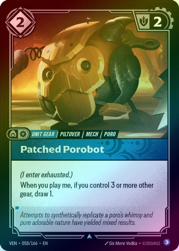 Patched Porobot [Holo] #058/166 - Vendetta