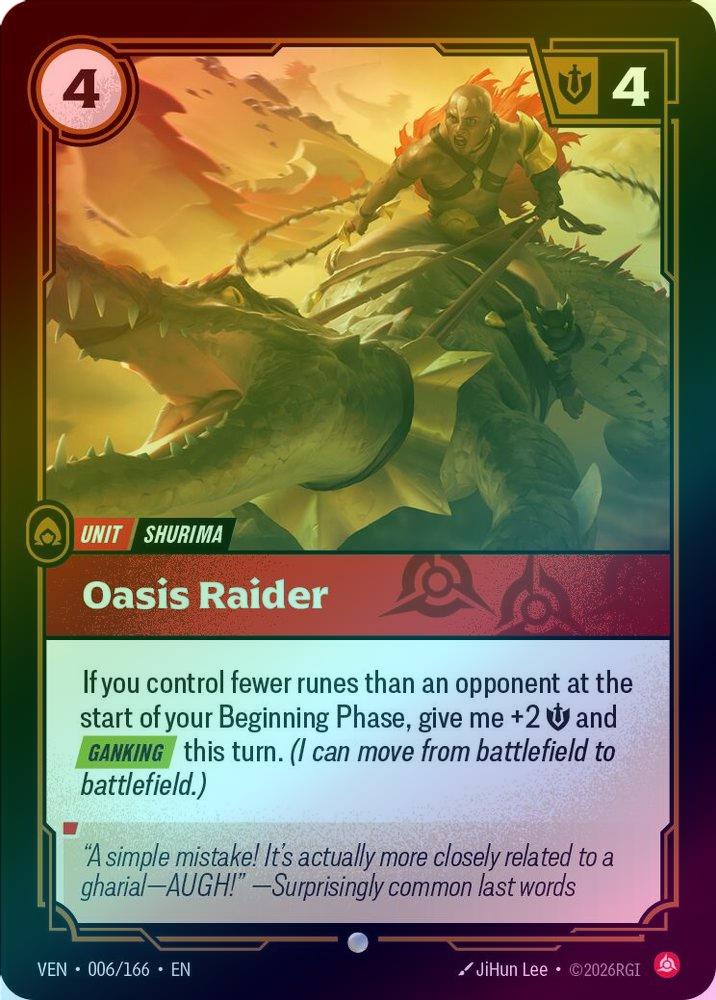 Oasis Raider [Holo] #006/166 - Vendetta
