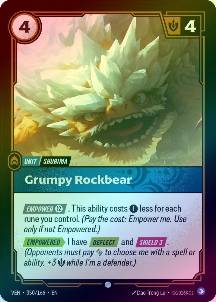 Grumpy Rockbear [Holo] #050/166 - Vendetta
