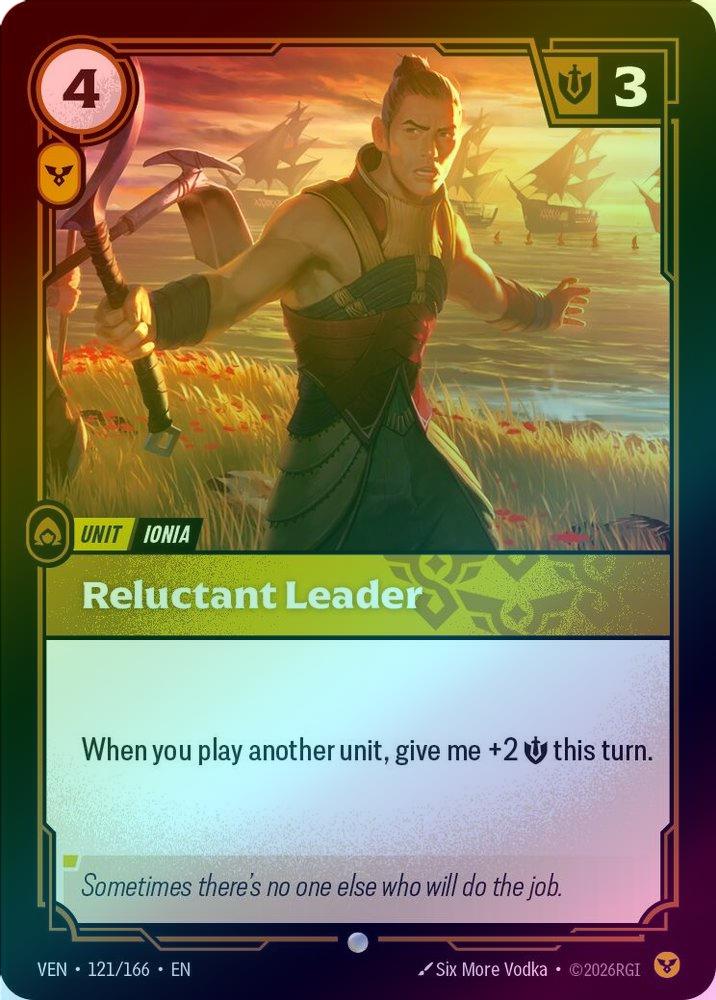 Reluctant Leader [Holo] #121/166 - Vendetta