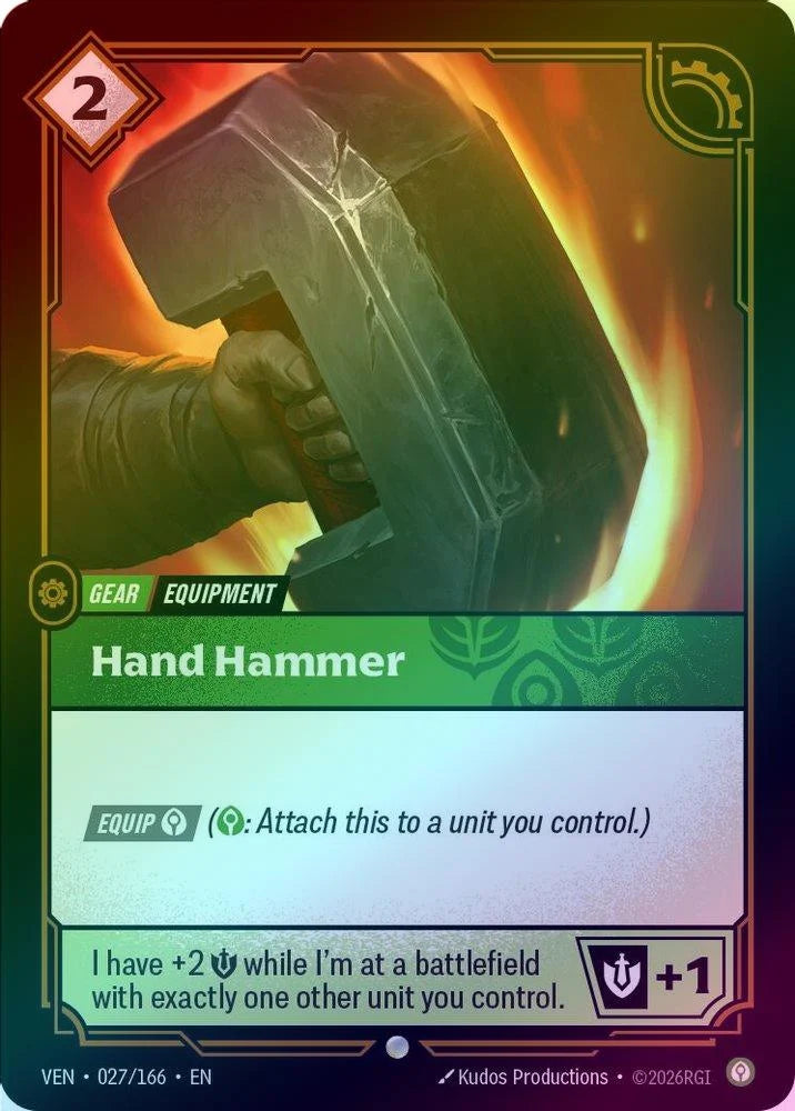 Hand Hammer [Holo] #027/166 - Vendetta