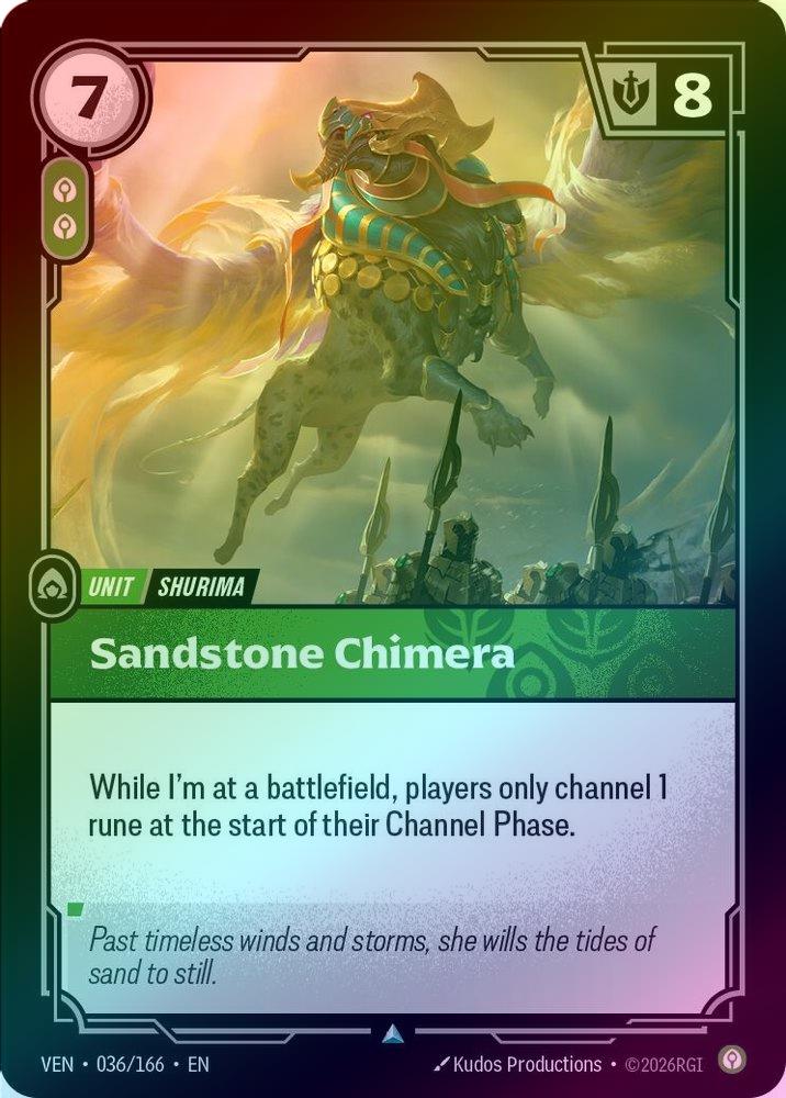 Sandstone Chimera [Holo] #036/166 - Vendetta