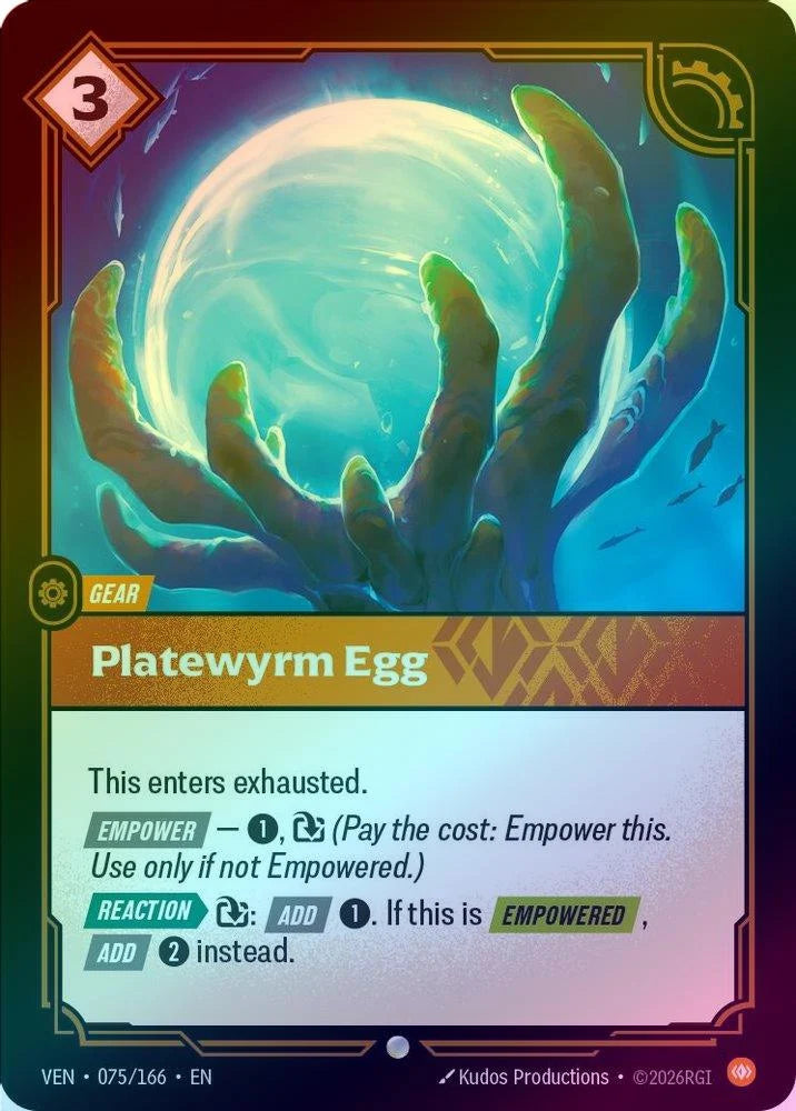Platewyrm Egg [Holo] #075/166 - Vendetta