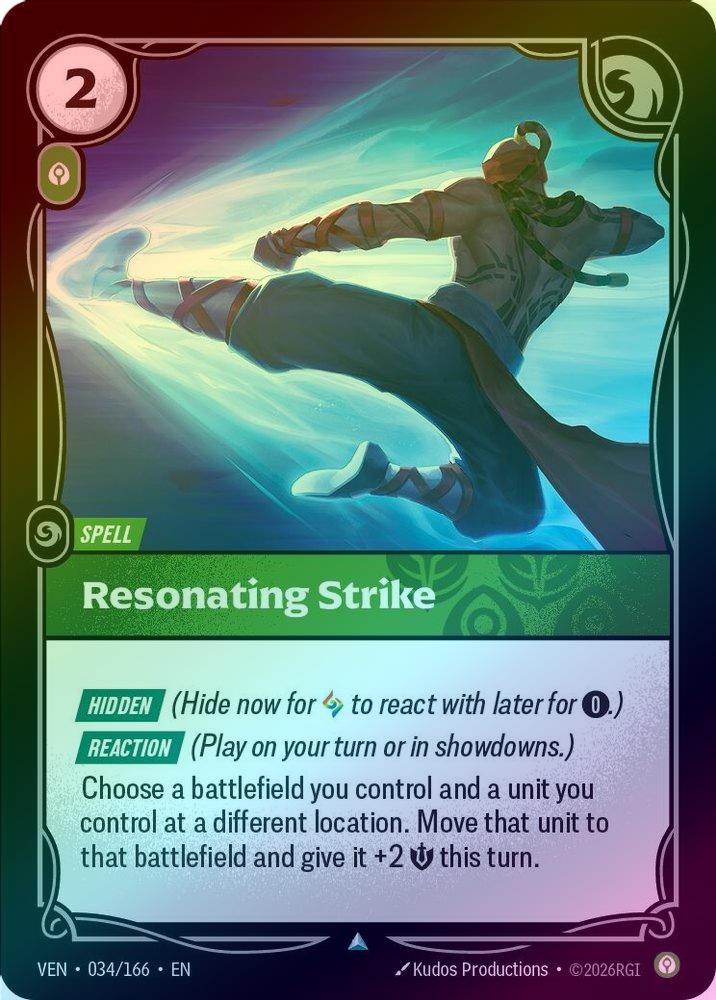 Resonating Strike [Holo] #034/166 - Vendetta